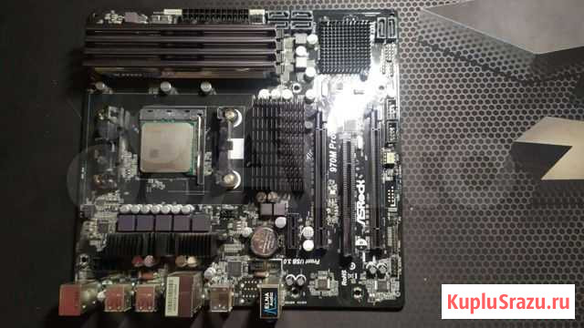 Fx-8320e + 970 pro3 asrock 8gb ddr3 материнка+проц Санкт-Петербург - изображение 1