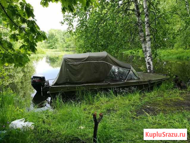 Продам лодку Казанку 5м с мотором suzuki DF25 Кострома - изображение 1