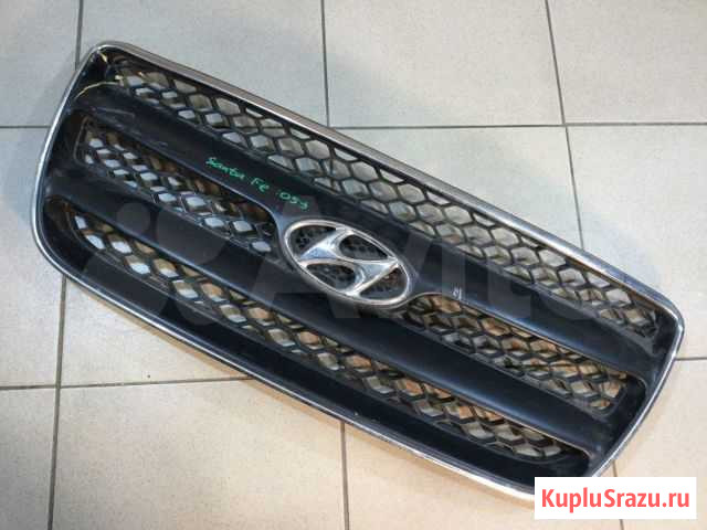 Решетка радиатора Hyundai Santa Fe CM 2005-2012 Мурино - изображение 1