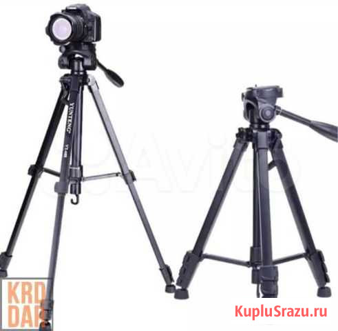 Штатив-тренога Yunteng VCT-668 Краснодар - изображение 1
