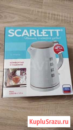 Новый электрический чайник Scarlett SC-EK18P58 Иваново - изображение 1
