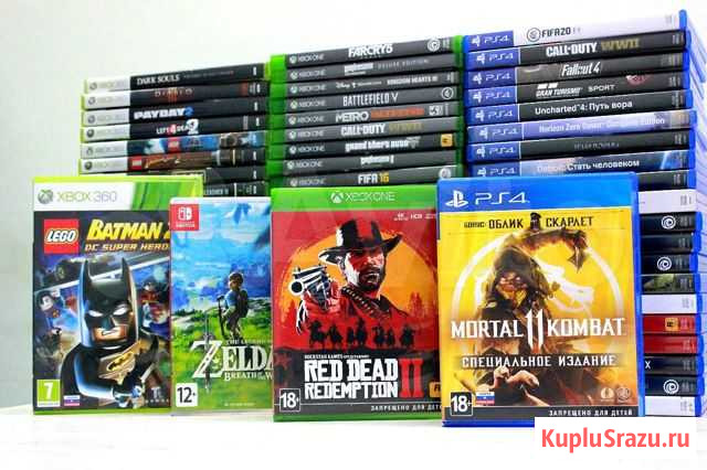 Большой выбор дисков PS3, PS4, XBox Барнаул - изображение 1