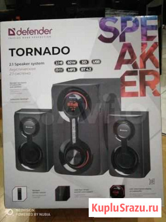 Акустика 2.1 Defender Tornado 60w BT4.2 Москва - изображение 1