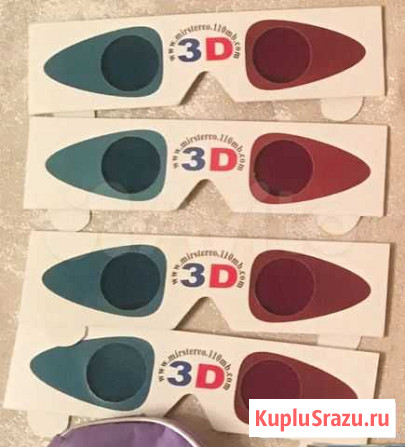 Очки 3д картон Самара - изображение 1