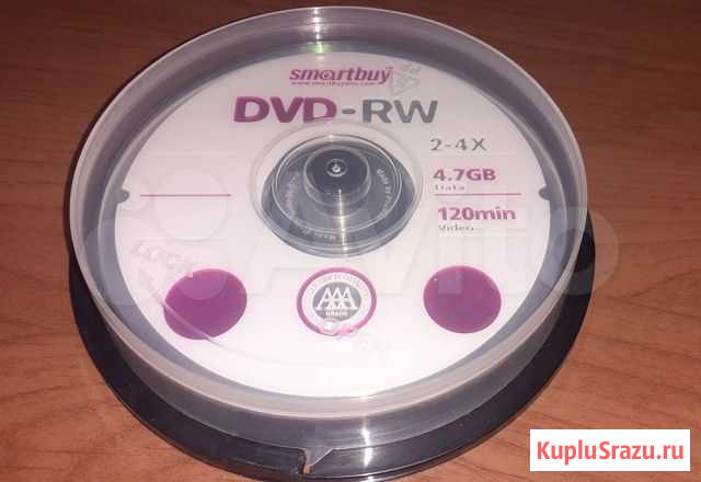 Диски Smartbuy DVD-RW 4,7GB 4x 8штук Ростов-на-Дону - изображение 1