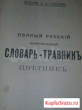 Травник-Цветник врач Е.Залесова Петербург 1898 г Кемерово - изображение 1