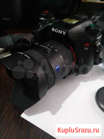 Фотоаппарат sony A77 Kit 16-80 Zeiss Красноярск - изображение 1