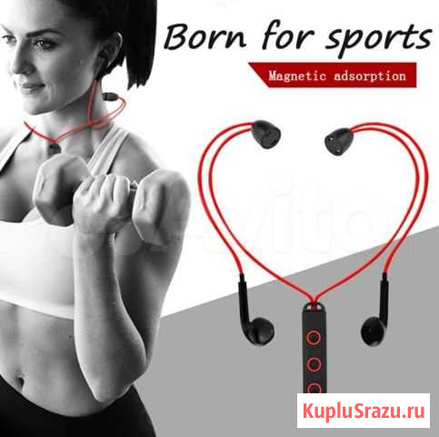 Беспроводные Bluetooth-наушники,шумоподавляющая Новосибирск - изображение 1