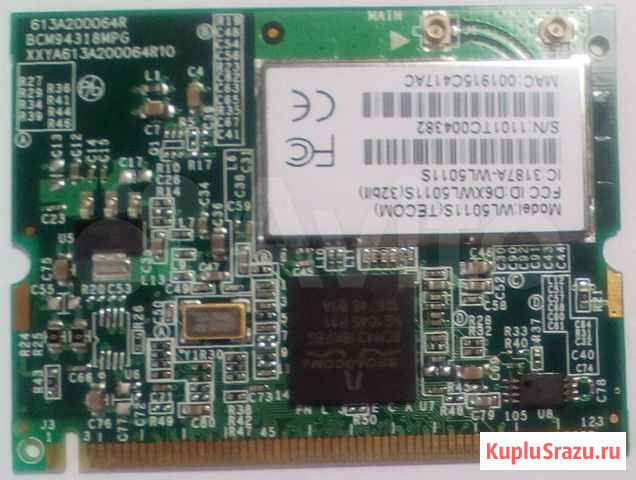 Модуль WiFi (Broadcom) BCM94318MPG Великий Новгород - изображение 1