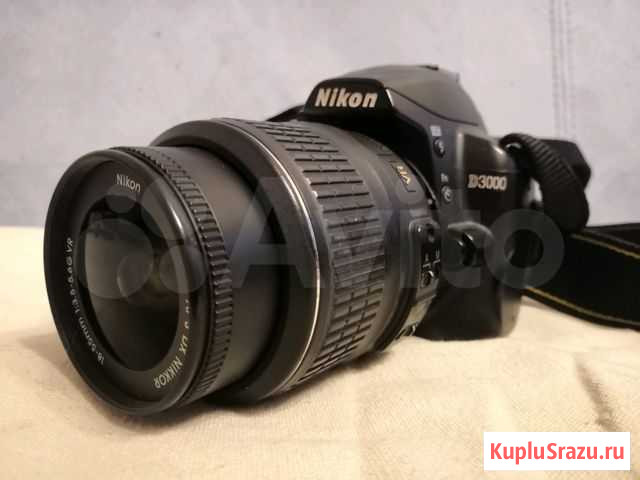 Фотоаппарат Nikon D3000 18-55VR + объектив 55-200м Москва - изображение 1