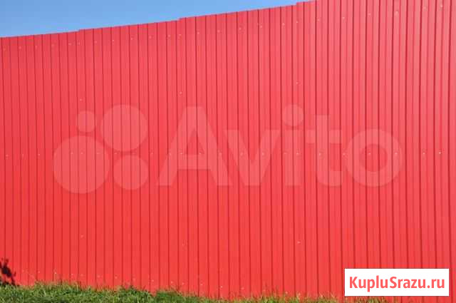 Забор из профнастила в Новосибирске за 1 день Куйбышев - изображение 1