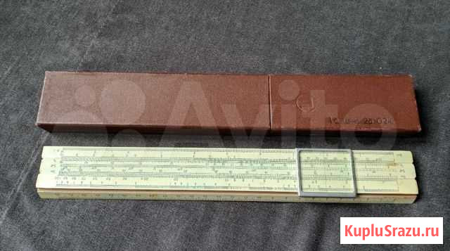 Логарифмическая линейка СССР 1964г Москва - изображение 1