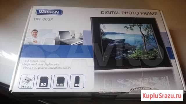 Новая фоторамка Watson DPF 805 P цифровая Казань - изображение 1