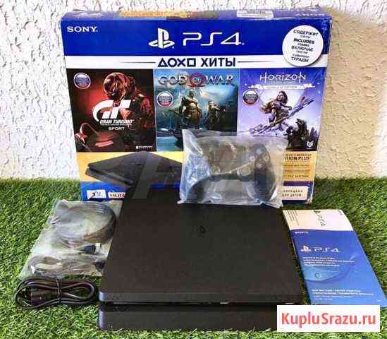 Sony PS4 Slim 1Tb + 30Игр + Подписка PS+ Красноярск