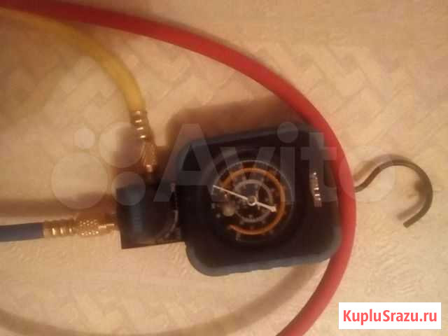 Заправочный коллектор с манометром r410 r22 r135 Новоуральск - изображение 1