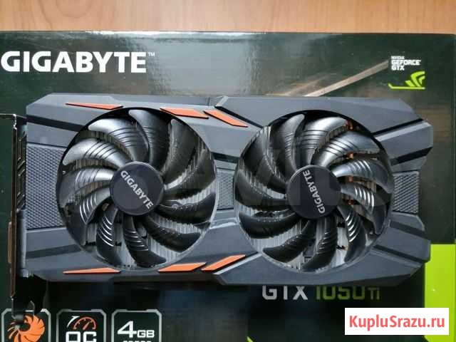 Видеокарта Gigabyte GTX1050Ti 4Gb Новокузнецк - изображение 1