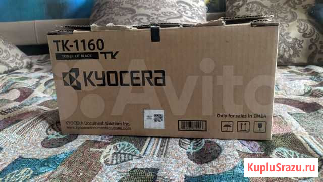 Пустой оригинальный картридж Kyocera TK-1160 Иркутск - изображение 1