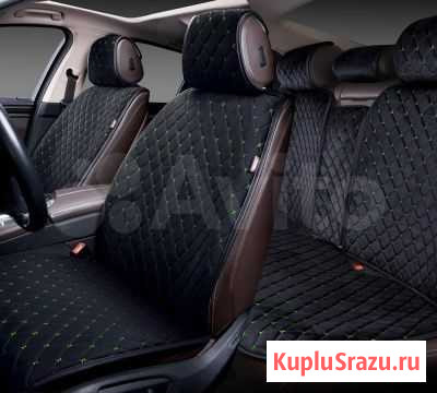 Накидки Premier Alcantra Luxe (черный Иркутск - изображение 1