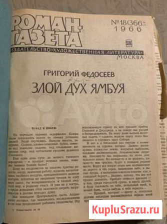 Роман-газета Дедовск - изображение 1