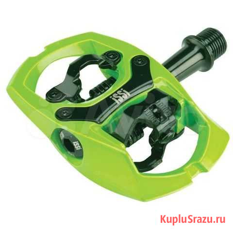 Новые контактные педали Issi Trail III (green) Екатеринбург - изображение 1