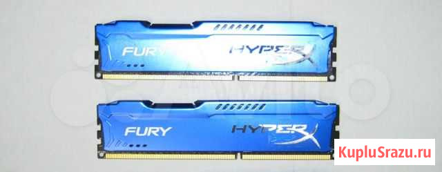 Kingston HyperX Fury Blue DDR3 8Gb (2x4Gb) 1866Mhz Санкт-Петербург - изображение 1
