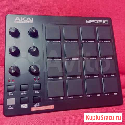 Миди-контроллер akai MPD218 Тверь - изображение 1