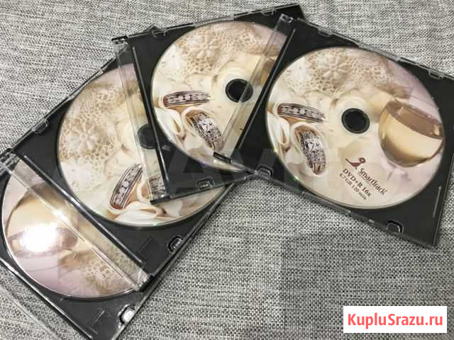 Свадебные чистые DVD+R диски с коробочками 14 шт Уфа - изображение 1