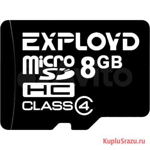 Карта MicroSD 8 гб Exployd Class 4 Тольятти - изображение 1