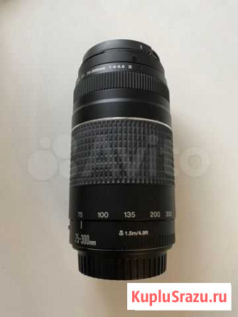 Объектив Cаnоn EF 75-300mm Иркутск - изображение 1