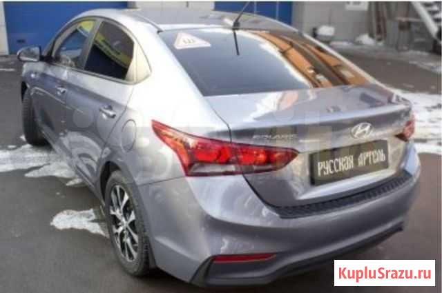 Накладка на задний бампер Hyundai Solaris седан 17 Астрахань - изображение 1