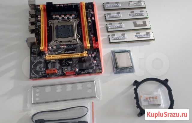 Процессор Xeon E5 2640 + материнская плата Kllisre Тюмень - изображение 1