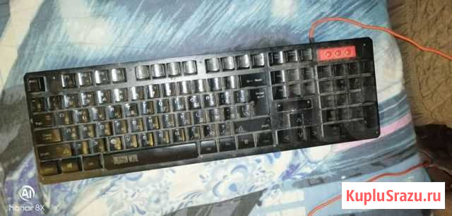 Игровая клавиатура с подсветкой и мышь Рыбинск - изображение 1