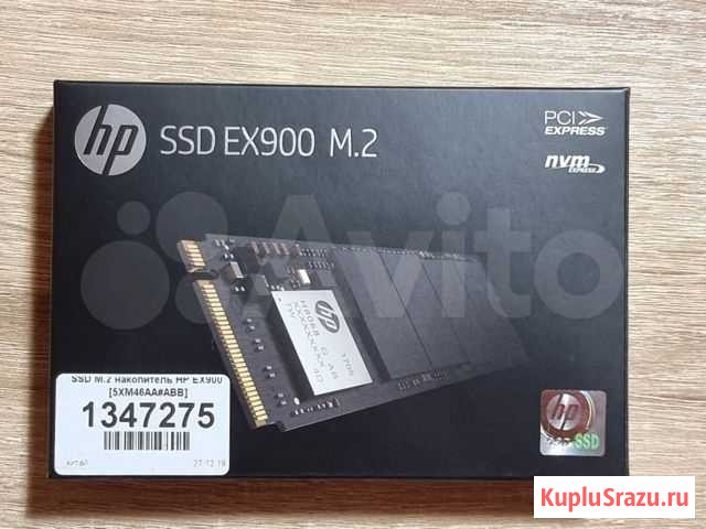 HP SSD EX900 M.2 1Tb Наро-Фоминск - изображение 1