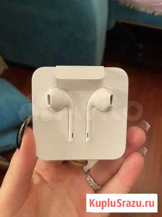 Наушники airpods проводные оригинал Москва - изображение 1