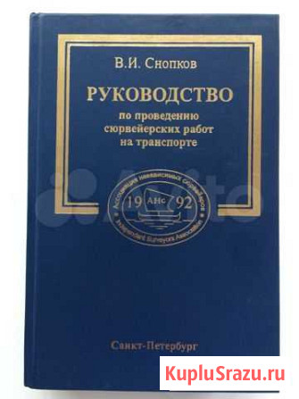 Руководство по проведению сюрвейерских работ на тр Санкт-Петербург - изображение 1