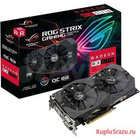 Видеокарта asus ROG Strix RX 570 8Gb Красноярск