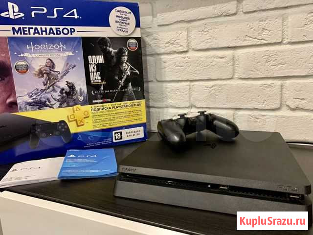 Sony PS4 (1TB) Slim - полный комплект Тула - изображение 1