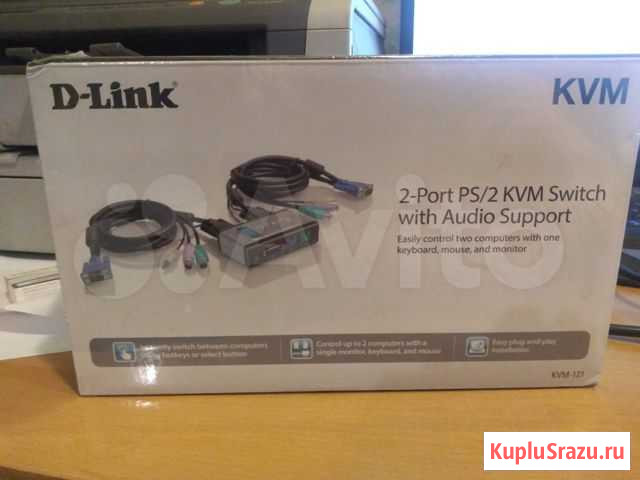 D-Link KVM-121 переключатель (новый) Симферополь - изображение 1