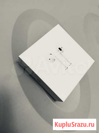 Коробка от оригинальных AirPods Москва - изображение 1