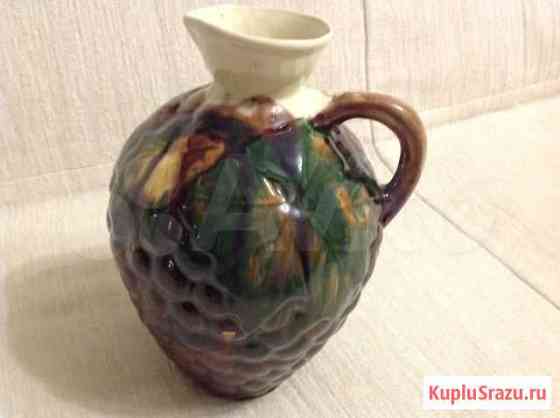 Кувшин Виноград-керамика СССР Иваново