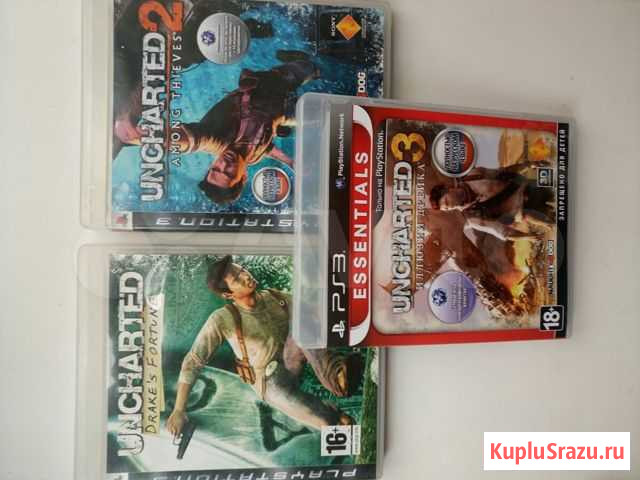Uncharted 1,2,3 для PS3 Санкт-Петербург - изображение 1