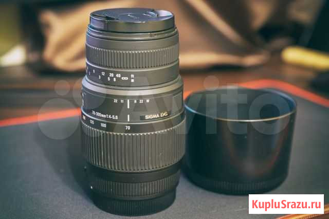 Sigma 70-300mm f/4-5.6 DG macro Canon Мурманск - изображение 1