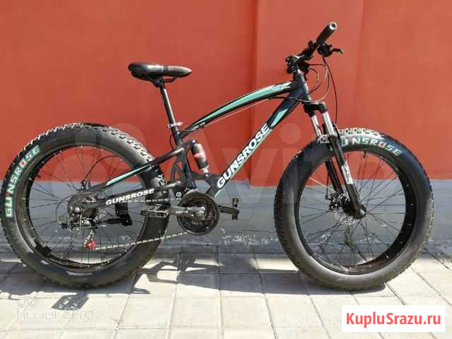 Велосипед Fatbike (фэтбайк) gunsrose 26-21 двухпо Барнаул - изображение 1