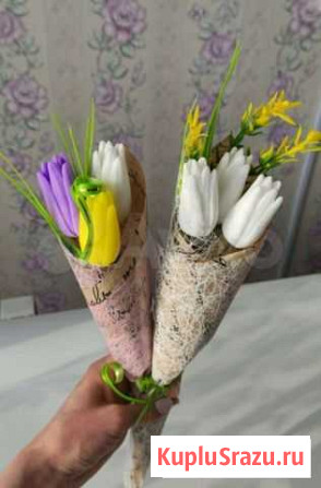 Тюльпаны из мыла Ижевск - изображение 1