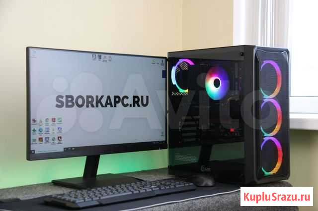 Игровой 12\24 ядер +16gb + RX570 4gb + ssd480+1000 Краснодар - изображение 1