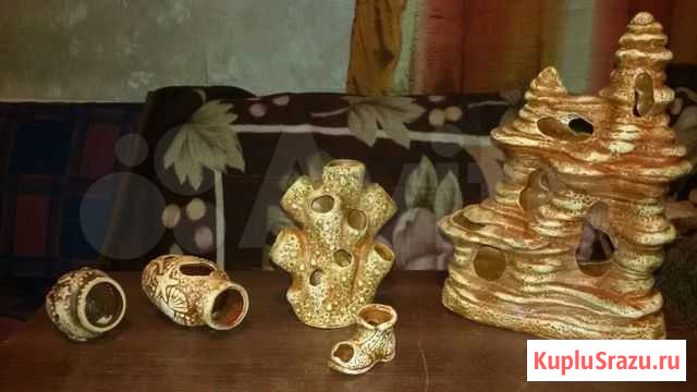 Продаю декор комплект для аквариума отдельно не пр Улан-Удэ - изображение 1