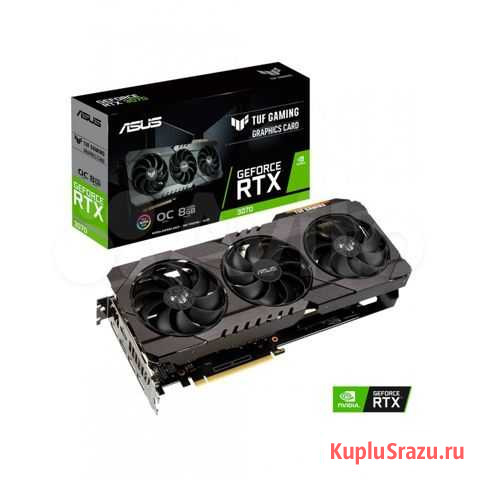 Видеокарта Asus TUF RTX 3070 oс Gaming Сургут - изображение 1