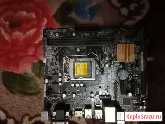 Материнская плата lga 1151 Asus h110m-r Майкоп - изображение 1