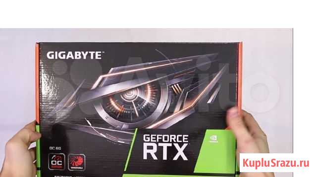 Видеокарта Gigabyte GeForce RTX 2060 OC 6G(новая) Казань - изображение 1