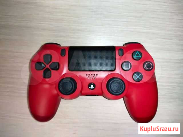 Джойстик dualshock 4 Sony PS4 playstation 4 красны Санкт-Петербург - изображение 1